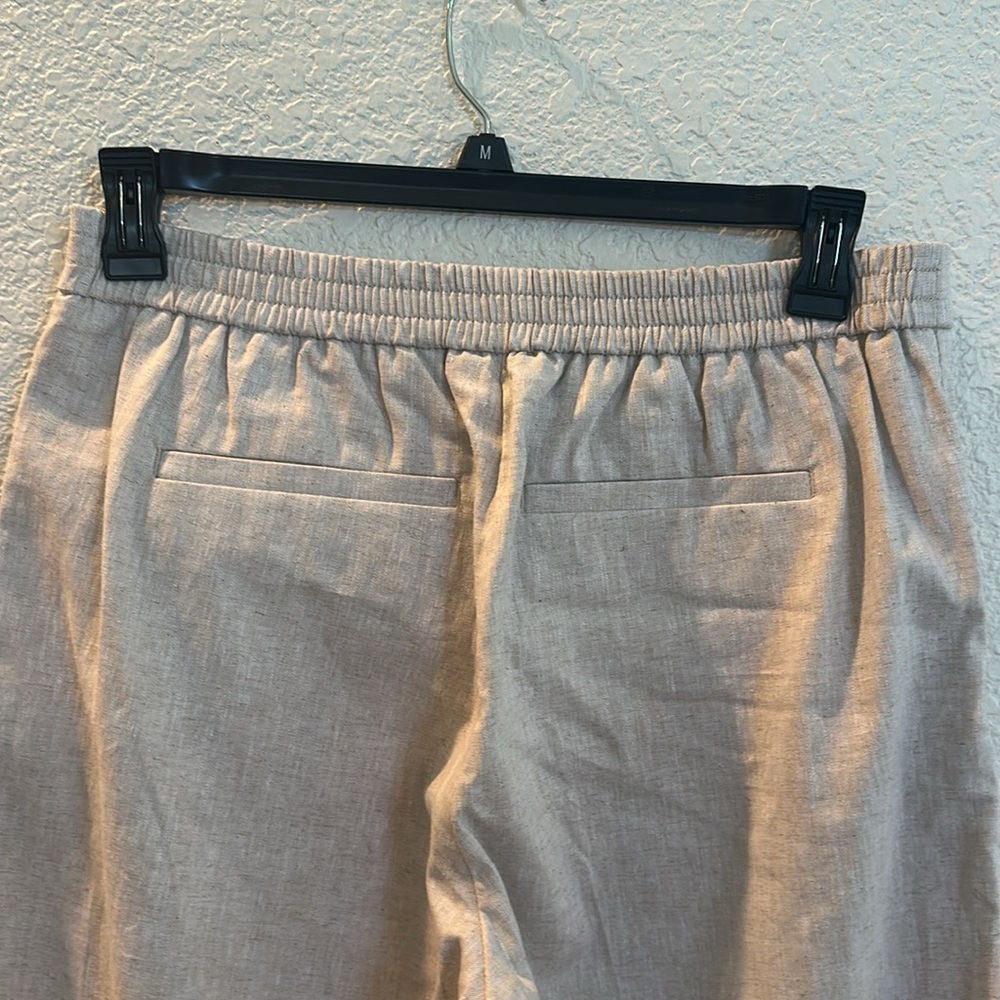 Banana Republic Light Beige Wide-Leg Pants - Picture 5 of 5